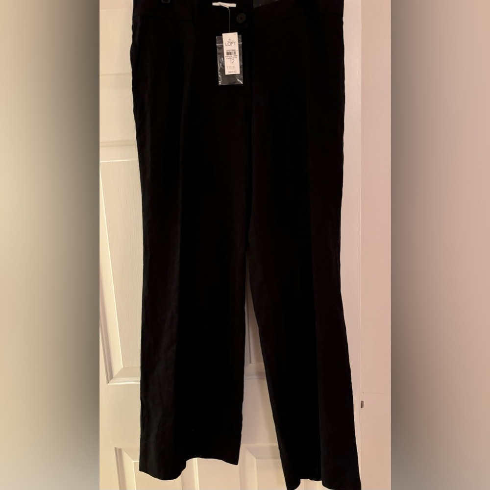 Loft Julie fit linen pants - size 12